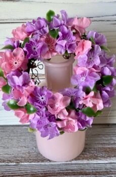 Pink and Purple Mini Wreath