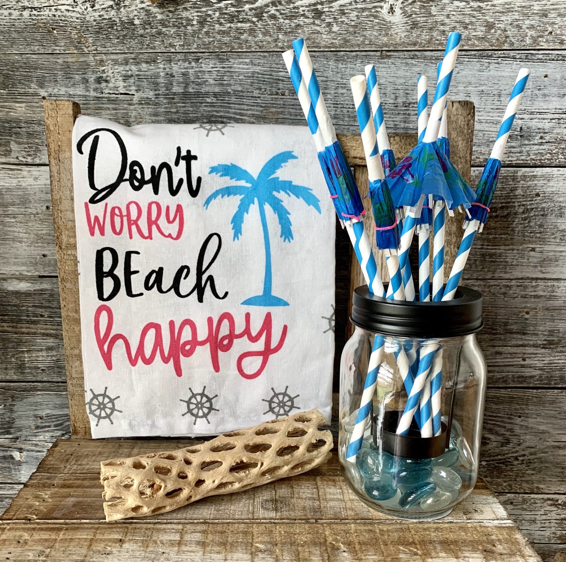 "Don't worry BEach Happy" Decor Set - Image 6