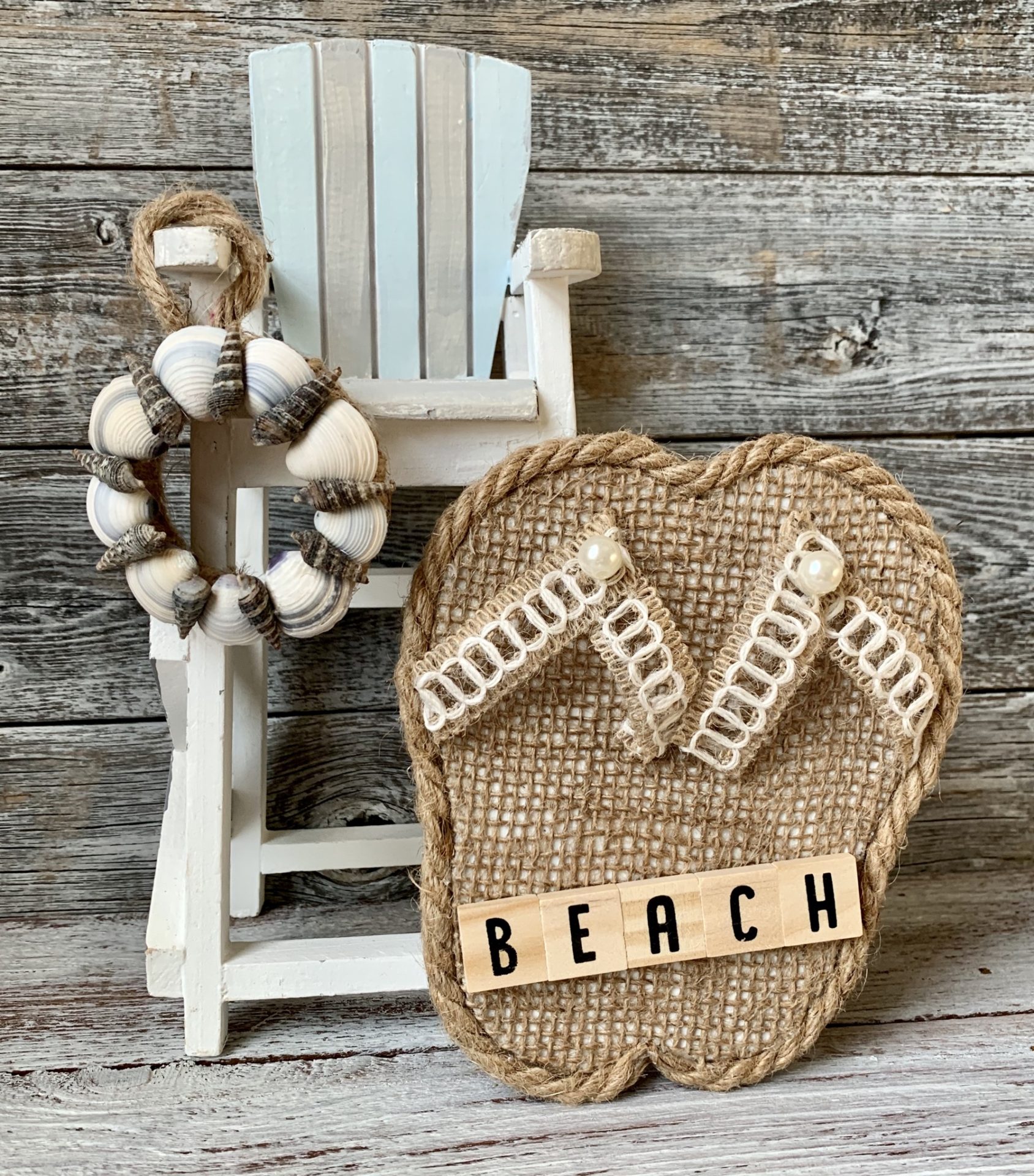 "Don't worry BEach Happy" Decor Set - Image 2