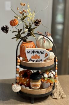 "Morning Pumpkin" Decor Set