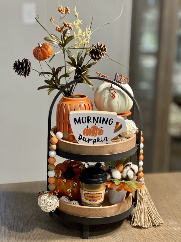 "Morning Pumpkin" Decor Set