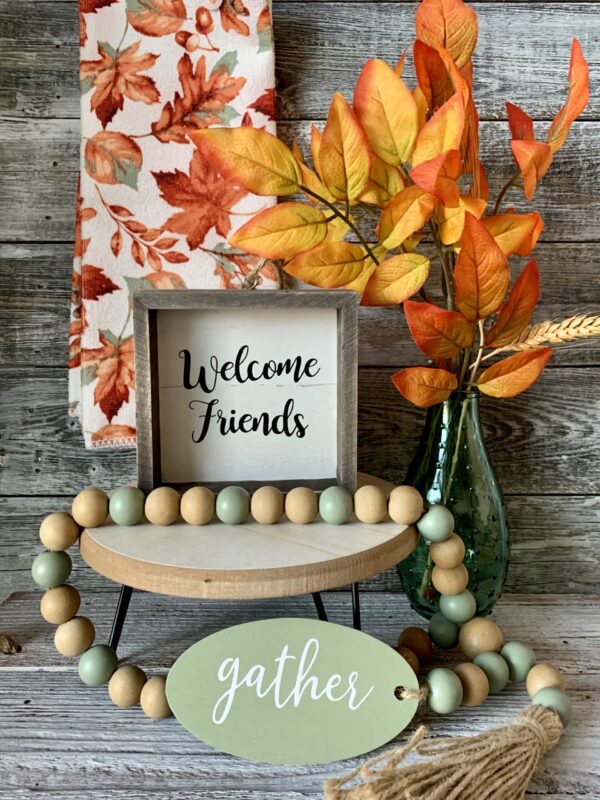 "Welcome Friends" Decor Set - Image 2