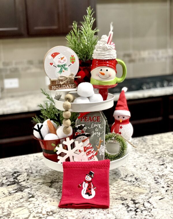 "Snowman" Decor Set