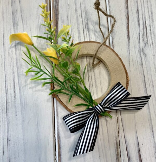 Mini wood wreath - Image 6
