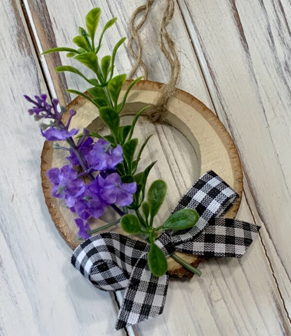 Mini wood wreath - Image 3