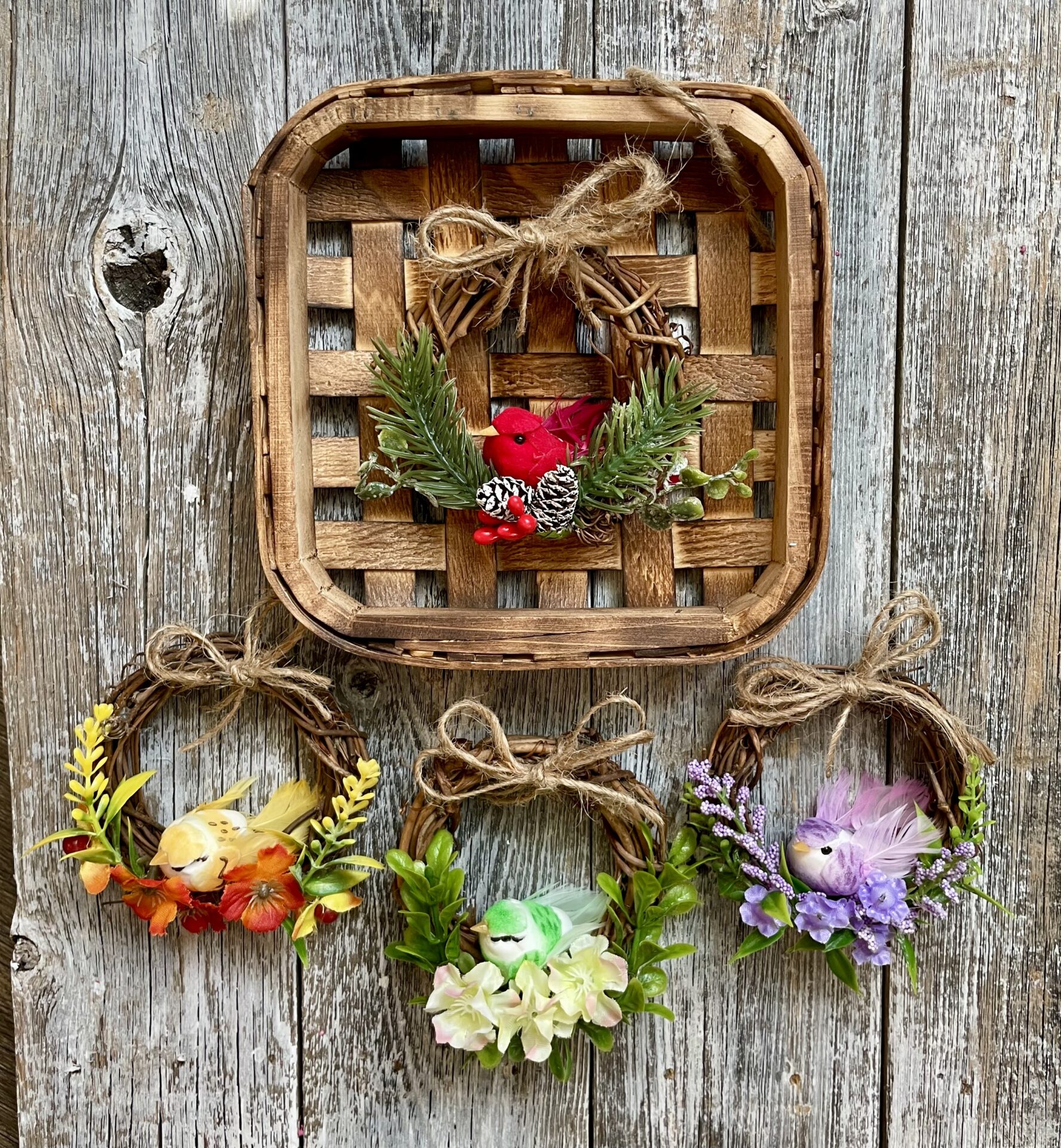 Four Seasons: Mini Wreath Set